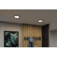VariFit LED Einbaupanel Areo IP44 rund 175mm 3000K Schwarz 7