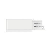 ProRail3 Einspeisung Ende Links 99,5x35mm max. 3.680W Wei&sz