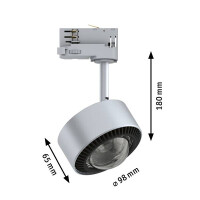 ProRail3 LED Schienenspot Aldan 533,8lm 8W 4000K dimmbar 230