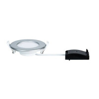 LED Einbaupanel IP44 rund 115mm 4000K Chrom matt 4