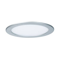 LED Einbaupanel IP44 rund 220mm 4000K Chrom matt 2