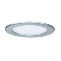 LED Einbaupanel IP44 rund 170mm 2700K Chrom matt 2