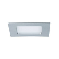 LED Einbaupanel IP44 eckig 115x115mm 4000K Chrom matt 2
