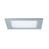 LED Einbaupanel IP44 eckig 165x165mm 4000K Chrom matt 2