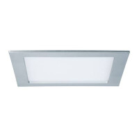 LED Einbaupanel IP44 eckig 220x220mm 4000K Chrom matt 2