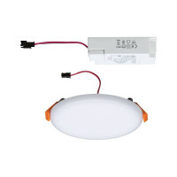 VariFit LED Einbaupanel Veluna IP44 rund 125mm 3000K Satin 8