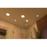 VariFit LED Einbaupanel Veluna IP44 rund 185mm 3000K Satin 6