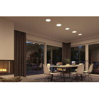 VariFit LED Einbaupanel Veluna IP44 rund 125mm 4000K Satin 5