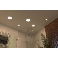 VariFit LED Einbaupanel Veluna IP44 rund 125mm 4000K Satin 6