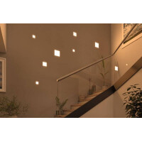 VariFit LED Einbaupanel Veluna IP44 eckig 125x125mm 3000K Sa
