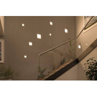 VariFit LED Einbaupanel Veluna IP44 eckig 125x125mm 4000K Sa