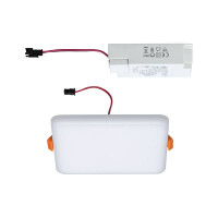 VariFit LED Einbaupanel Veluna IP44 eckig 125x125mm 4000K Sa
