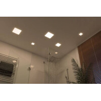 VariFit LED Einbaupanel Veluna IP44 eckig 185x185mm 4000K Sa