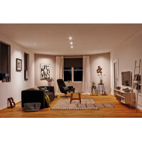 HomeSpa LED Einbauleuchte Calla schwenkbar IP65 rund 90mm 30