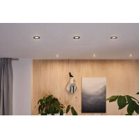 HomeSpa LED Einbauleuchte Calla schwenkbar IP65 rund 90mm 30