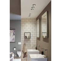 HomeSpa LED Einbauleuchte Calla schwenkbar IP65 rund 90mm 30