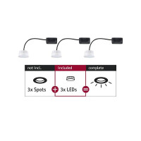 LED Modul Einbauleuchte Choose Coin 3er- gallery