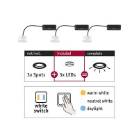 LED Modul Einbauleuchte Choose Coin 3er- gallery