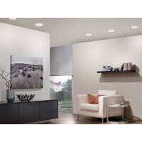 Premium LED Einbauleuchte Whirl Einzelleuchte rund 150mm 6,9
