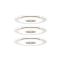 Premium LED Einbauleuchte Whirl Basisset rund 120mm 3x4,9W 3