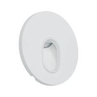 LED Wandeinbauleuchte Wall rund 78mm 1,1W 65lm 230V 2700K We