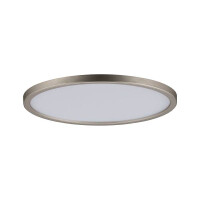 LED Einbaupanel Areo IP44 rund 180mm 3000K Nickel matt dimmb