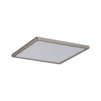 LED Einbaupanel Areo IP44 eckig 180x180mm 3000K Nickel matt 
