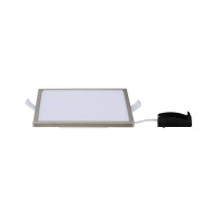 LED Einbaupanel Areo IP44 eckig 180x180mm 3000K Nickel matt 