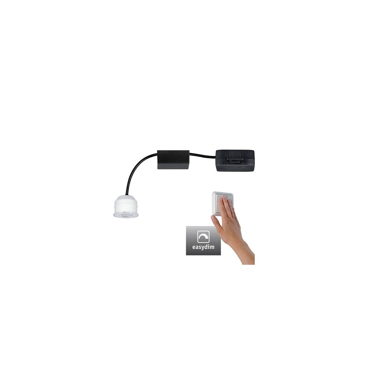 LED Modul Einbauleuchte Easy Dim Nova Mini Plus Coin rund 35mm Coin 42W 300lm 230V dimmbar 2700K Klar