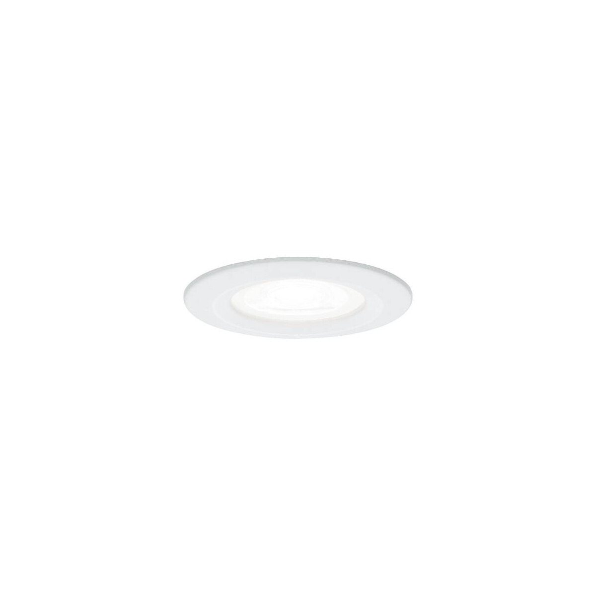 LED Einbauleuchte Nova starr IP44 rund 78mm GU10 65W 470lm 230V 4000K Weiß matt