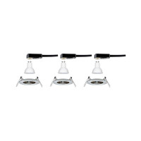LED Einbauleuchte Nova Basisset starr IP44 rund 78mm GU10 3x