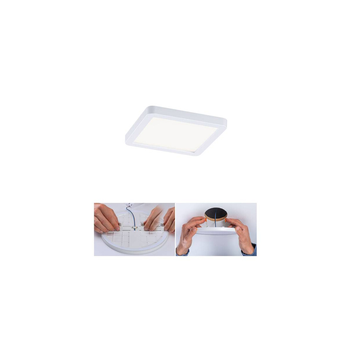 VariFit LED Einbaupanel Areo IP44 rund 175mm 3000K Weiß