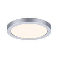 VariFit LED Einbaupanel Areo IP44 rund 118mm 3000K Chrom mat