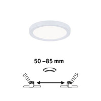 VariFit LED Einbaupanel Areo IP44 rund 118mm 4000K Wei&szlig