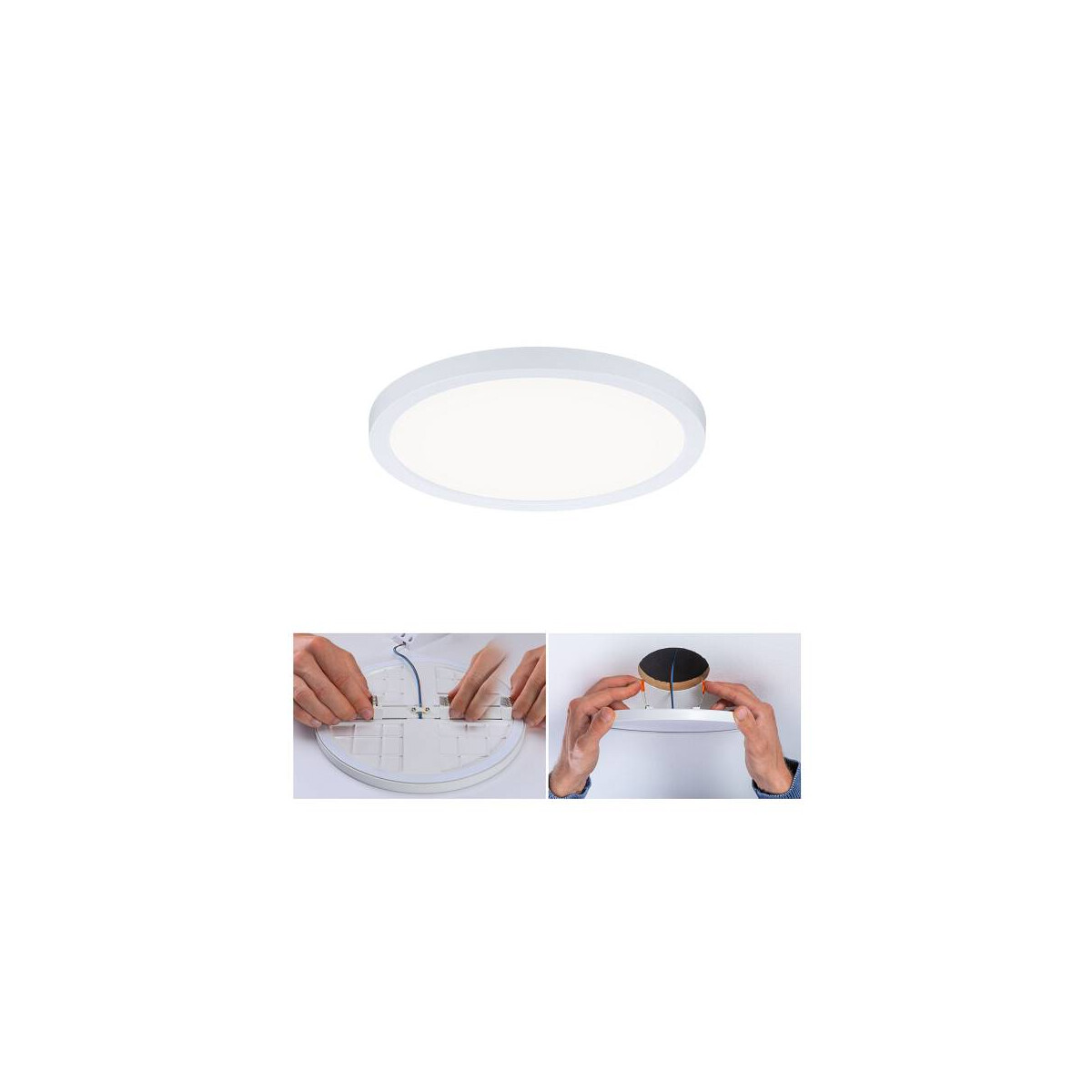 VariFit LED Einbaupanel Areo IP44 rund 175mm 4000K Weiß