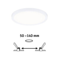 VariFit LED Einbaupanel Areo IP44 rund 175mm 4000K Wei&szlig