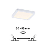 VariFit LED Einbaupanel Areo IP44 eckig 118x118mm 3000K Wei&