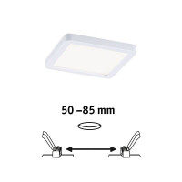 VariFit LED Einbaupanel Areo IP44 eckig 118x118mm 4000K Wei&