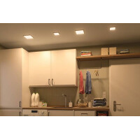 VariFit LED Einbaupanel Areo IP44 eckig 175x175mm 4000K Wei&