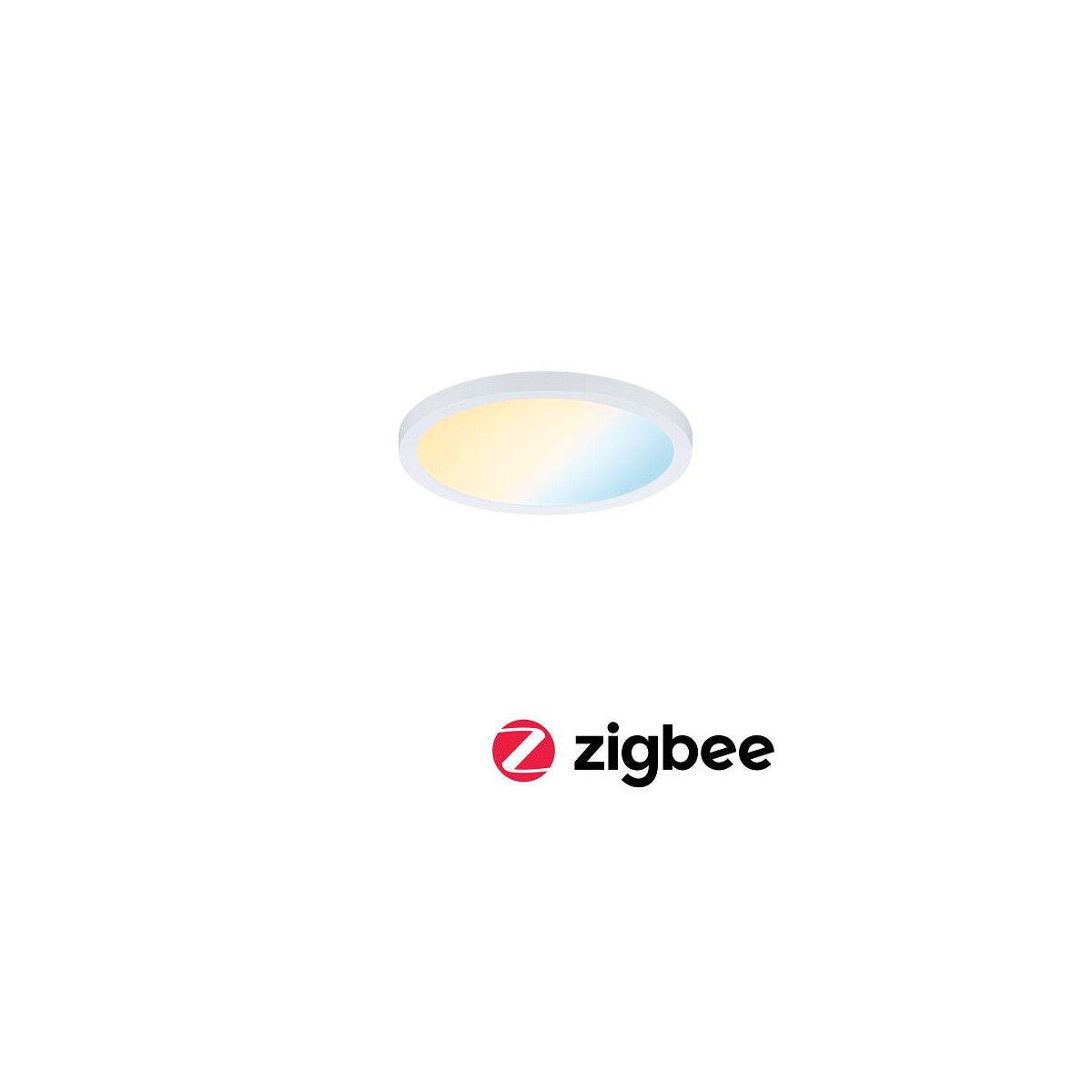 VariFit LED Einbaupanel Smart Home Zigbee Areo IP44 rund 175mm Tunable White Weiß dimmbar