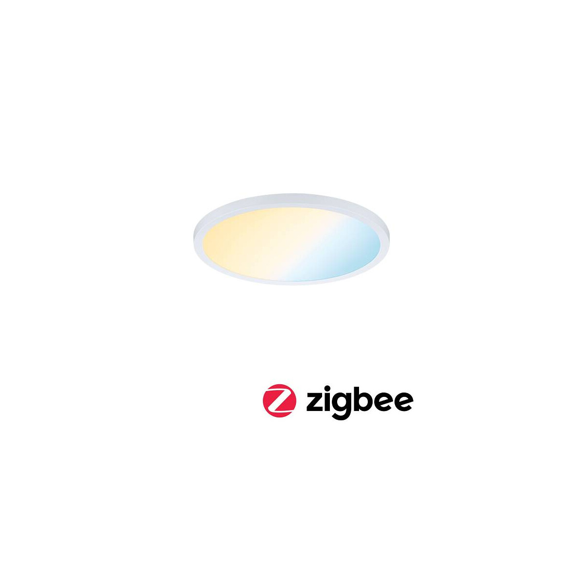 VariFit LED Einbaupanel Smart Home Zigbee Areo IP44 rund 230mm Tunable White Weiß dimmbar