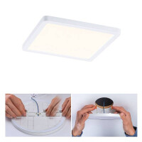 VariFit LED Einbaupanel 3-Step-Dim Areo IP44 eckig 175x175mm
