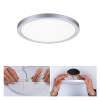 VariFit LED Einbaupanel 3-Step-Dim Areo IP44 rund 175mm 4000