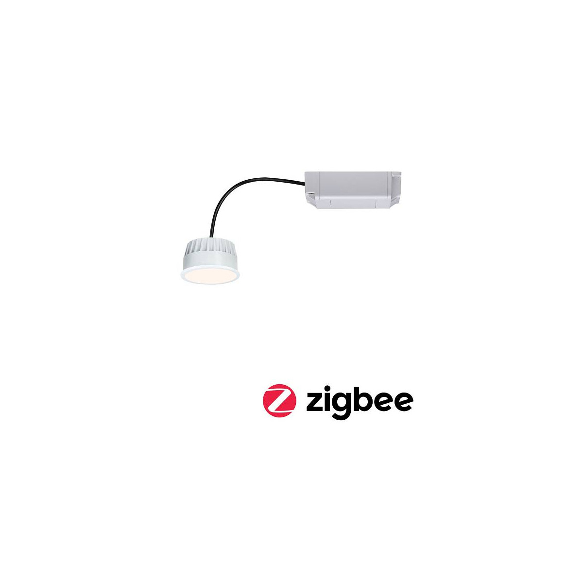 LED Modul Einbauleuchte Smart Home Zigbee Warmweiß Coin rund 51mm Coin 6W 470lm 230V dimmbar 2700K Satin