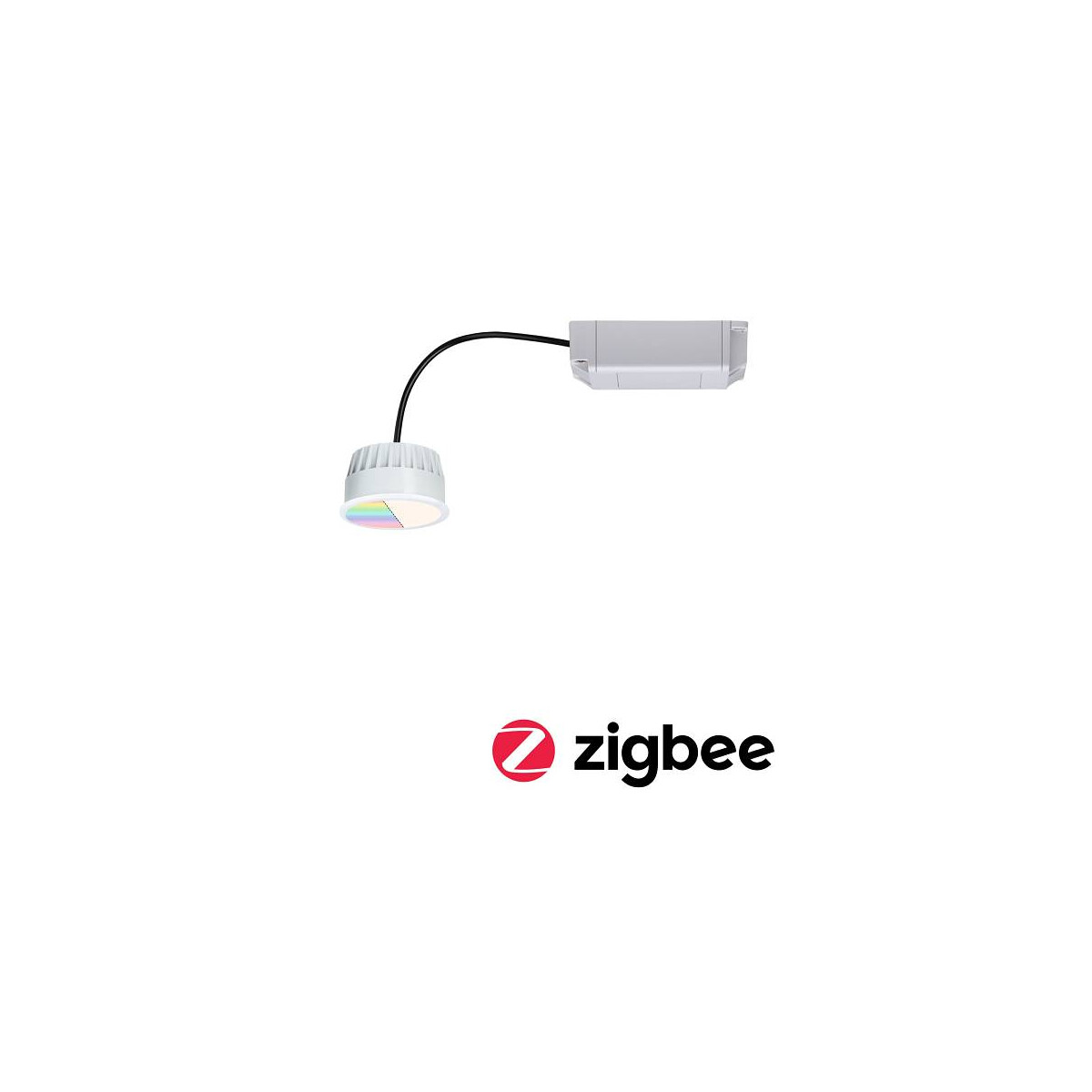 LED Modul Einbauleuchte Smart Home Zigbee RGBW Coin rund 50mm Coin 5,2W 400lm 230V dimmbar RGBW Satin