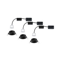 LED Einbauleuchte Easy Dim Nova Mini Plus Coin Basisset schw
