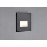 LED Wandeinbauleuchte Edge Quadro eckig 80x5mm 1,2W 50lm 230