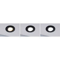 HomeSpa LED Einbauleuchte Calla 3er-Set schwenkbar IP65 rund