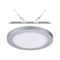LED Einbaupanel 2in1 Cover-it rund 225mm 1200lm 4000K Chrom 