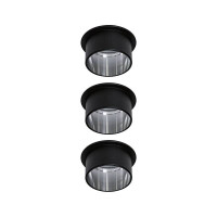 LED Einbauleuchte 3-Step-Dim Gil Coin Basisset IP44 rund 68m